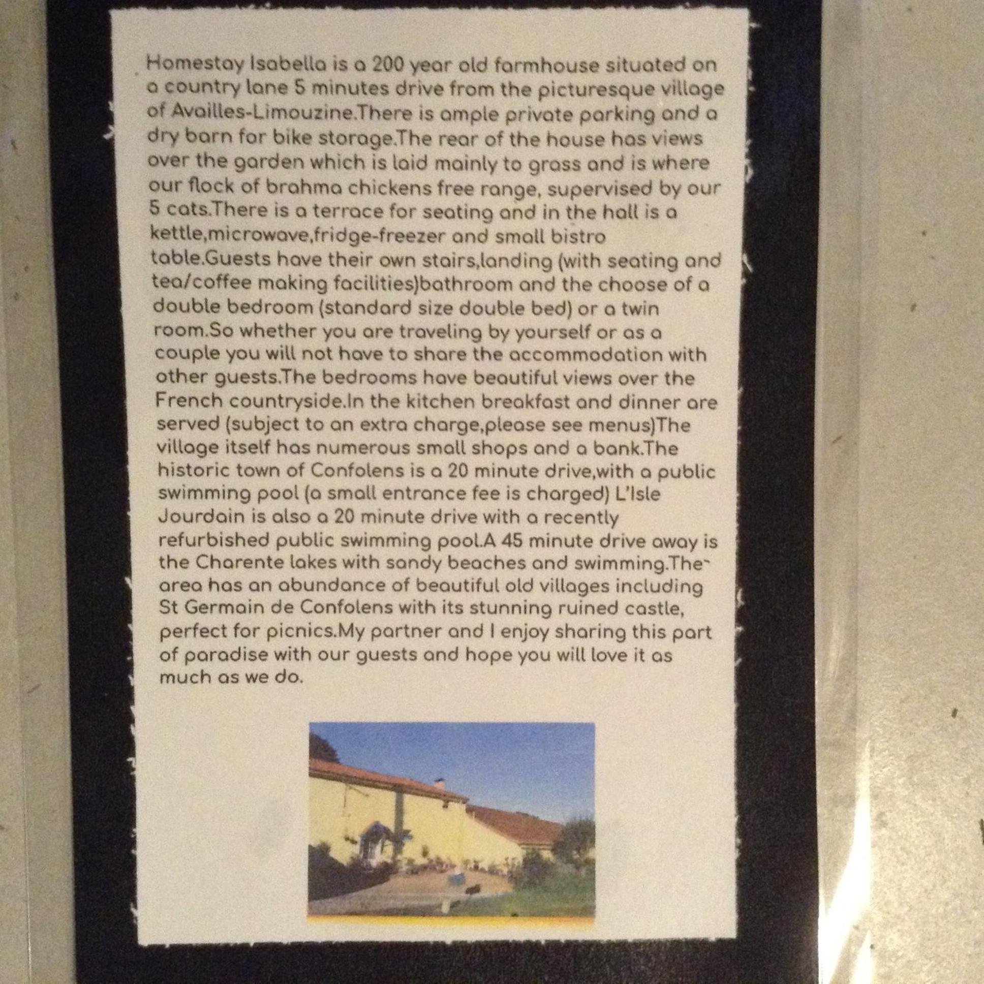 Homestay Arrabella Availles-Limouzine Eksteriør billede